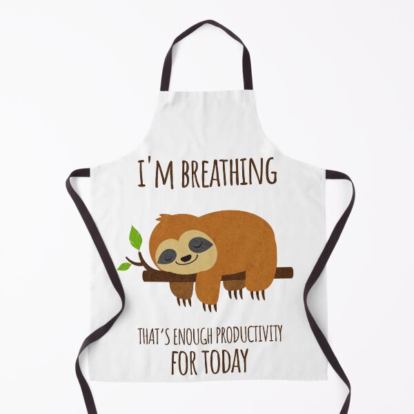 Item preview, Sloth mode - productivity at a minimum. Breathe designed and sold by beDiceDesigns.