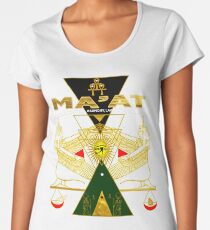 AKD MA'AT MAAT Sacred Geometry Science Egyptian T Shirt Women's Premium T-Shirt