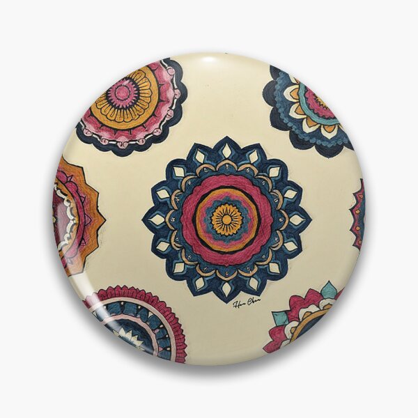 Item preview, Colorful Mandala Pattern designed and sold by Hen-C-Art.