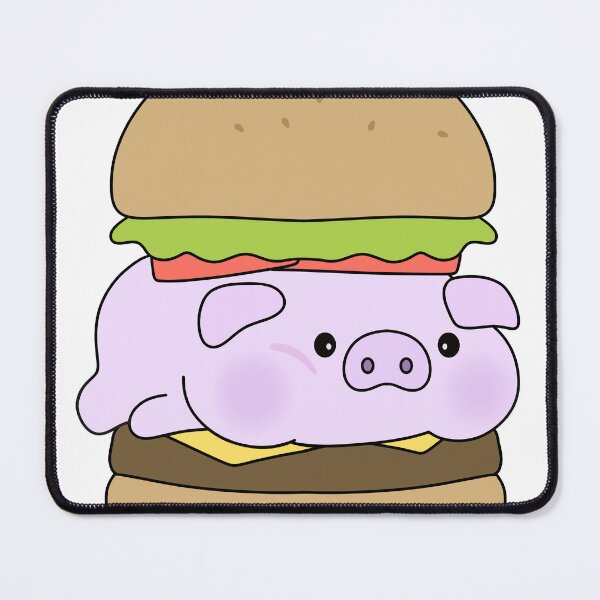 Item preview, Pig Inside a Hamburger Art designed and sold by vandepasch.