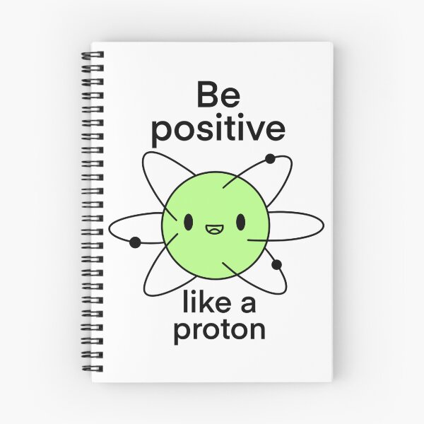 Item preview, Be Positive Like A Proton Quote designed and sold by vandepasch.