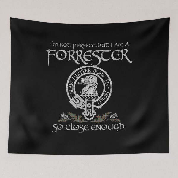 Item preview, Forrester of Carolina clan Scottish surname crest badge motto tartan sporran kilt men women designed and sold by Clan1093.