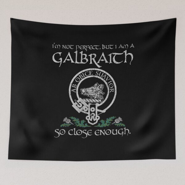 Item preview, Galbraith of Hunterston clan Scottish surname crest badge motto tartan sporran kilt men women designed and sold by Clan1093.