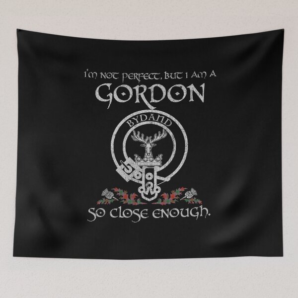 Item preview, Gordon of Abergeldie clan Scottish surname crest badge motto tartan sporran kilt men women designed and sold by Clan1093.