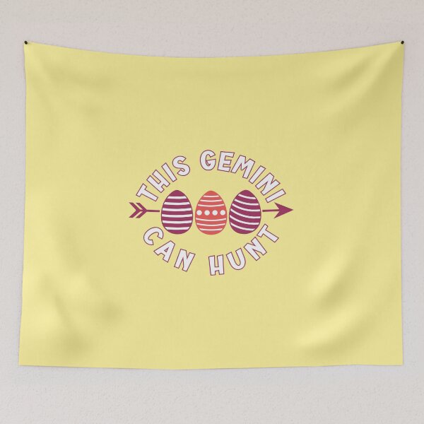 Item preview, This Gemini can hunt - Easter greetings for astrology lovers designed and sold by mariya-ivanova.