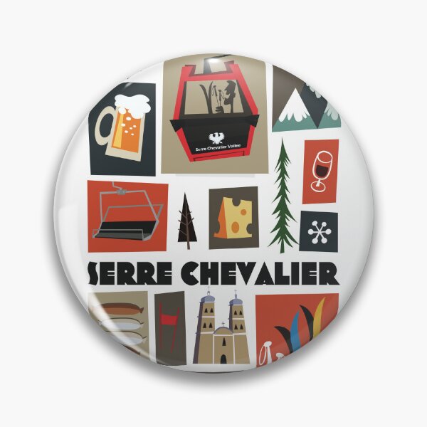 Item preview, Serre Chevalier poster designed and sold by GAGodel.