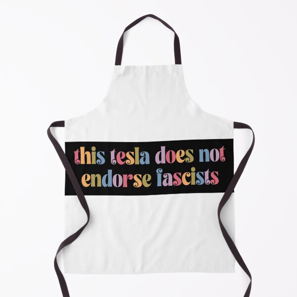 Item preview, Tesla Anti-Fascist Car Magnet designed and sold by DorikoKazan.