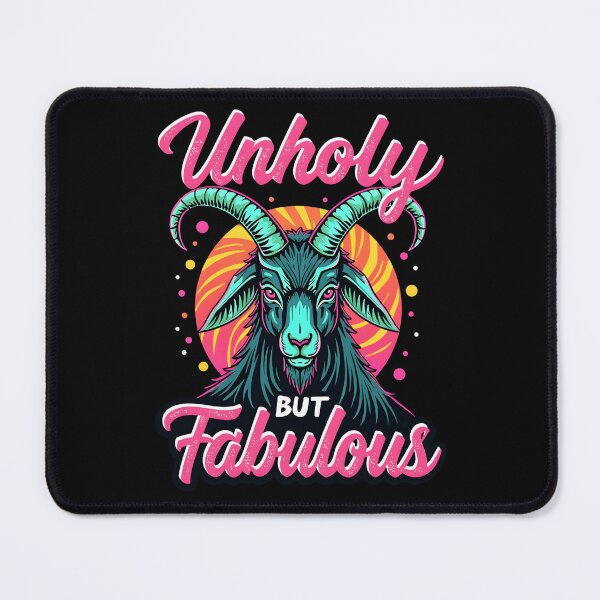 Item preview, Unholy But Fabulous – Gothic Rainbow Goat designed and sold by sekrecja.