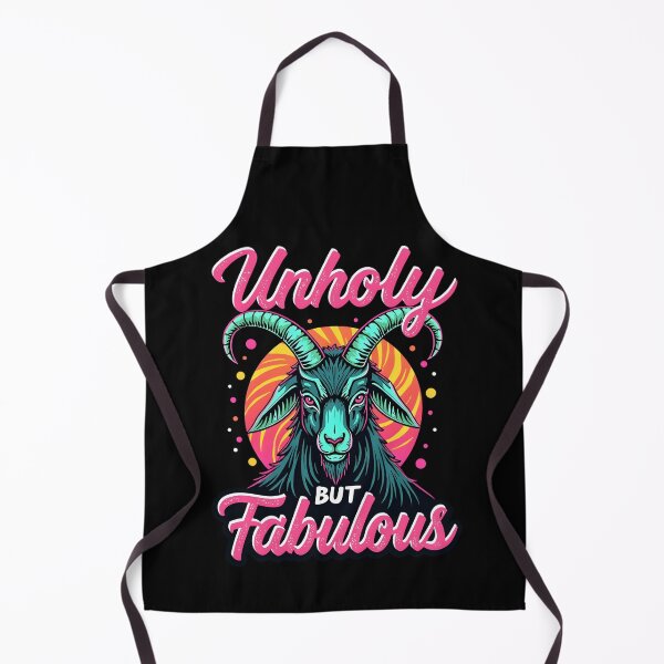 Item preview, Unholy But Fabulous – Gothic Rainbow Goat designed and sold by sekrecja.