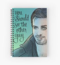 Brawling Pirate Spiral Notebook