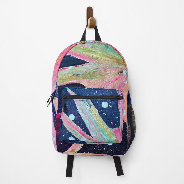 Item preview, Galactic Blossom, Color Explosion (colorful abstract acrylic style) designed and sold by Vision Illustrated.