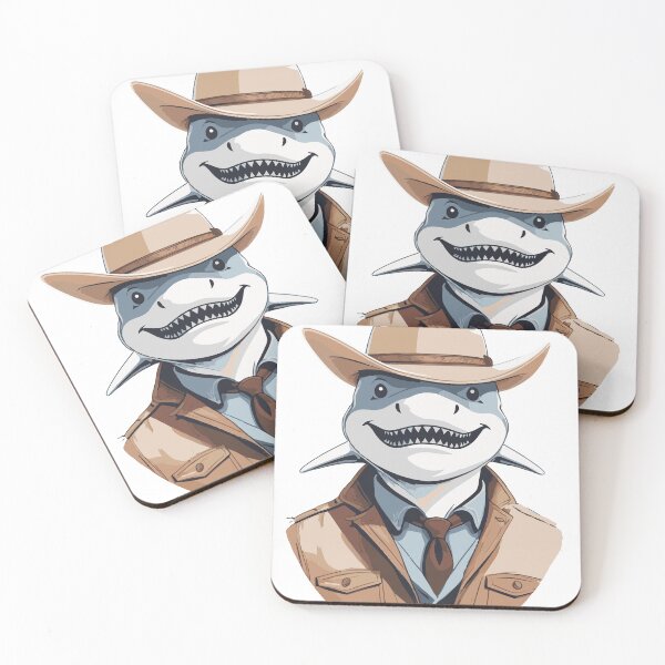 Item preview, Shark Wearing Hat designed and sold by After De Moment.