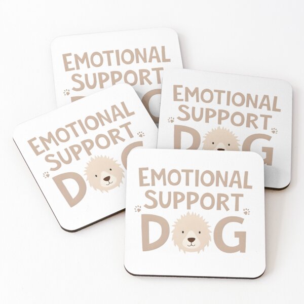Item preview, Emotional Support Dog Minimalist Design designed and sold by AbstractArray.