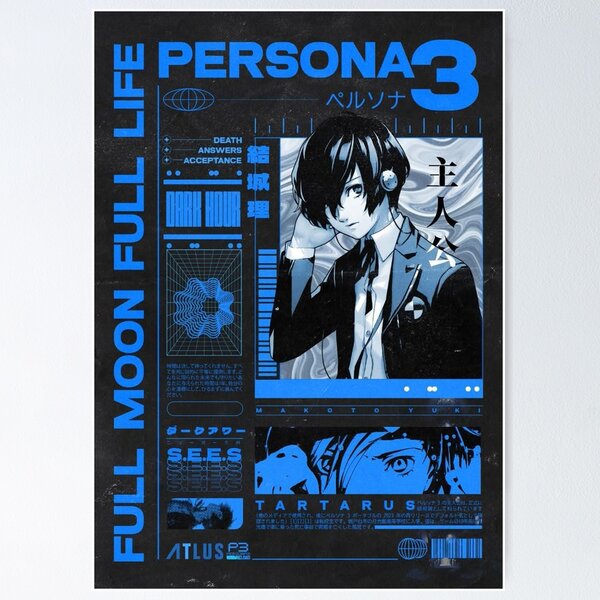 Vista previa del artículo con la obra «Persona 3», diseñado y vendido por Virginegilbert.