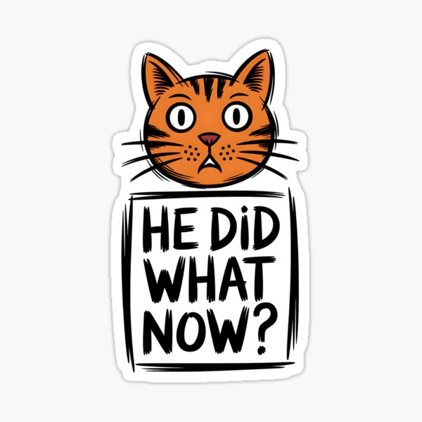 Artikel-Vorschau von Was hat er jetzt getan? Schockierte Katze schließt sich dem Anti-Trump-Widerstand an, designt und verkauft von JMMJudaica.