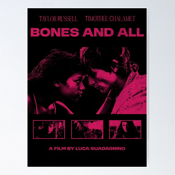 Item preview, Bones And All (2022) Poster designed and sold by trugirlpink.
