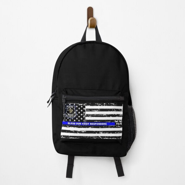 Item preview, Bless our first responders - Police designed and sold by evonbart Print on Demand.