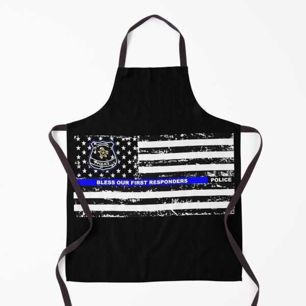 Item preview, Bless our first responders - Police designed and sold by evonbart Print on Demand.
