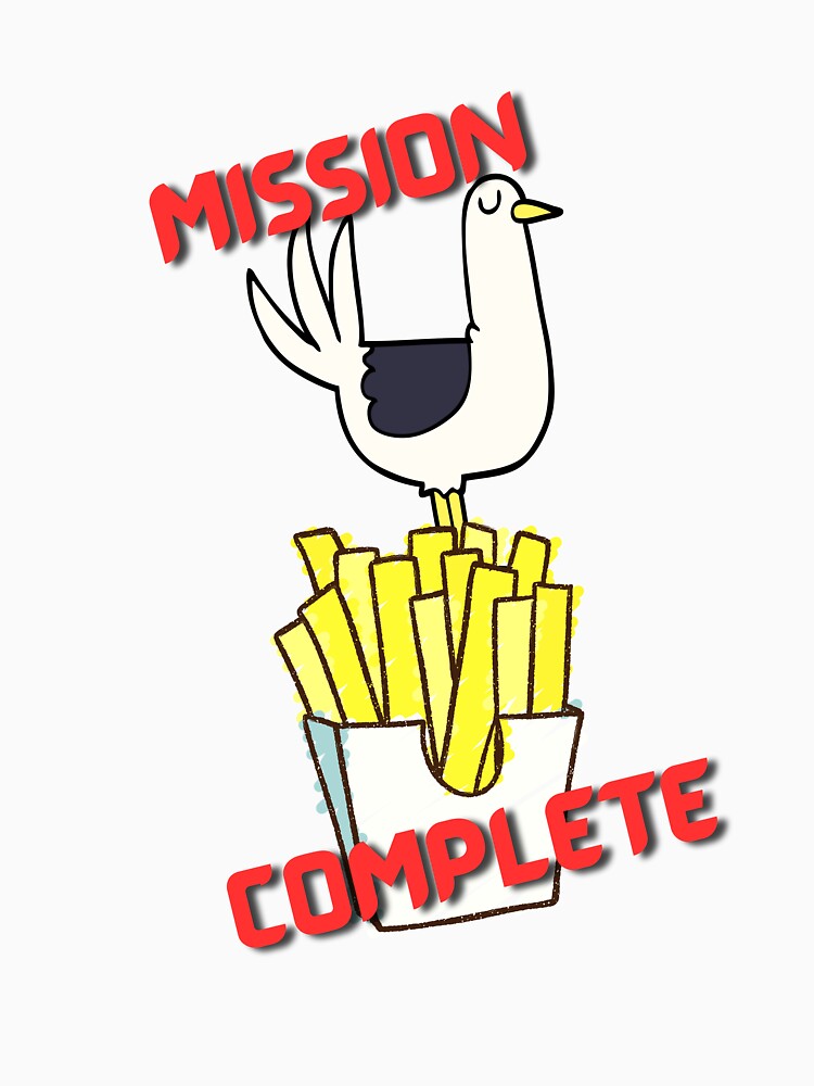 Thumbnail 7 of 7, Classic T-Shirt, Mission complete designed and sold by SeagullEatChip.