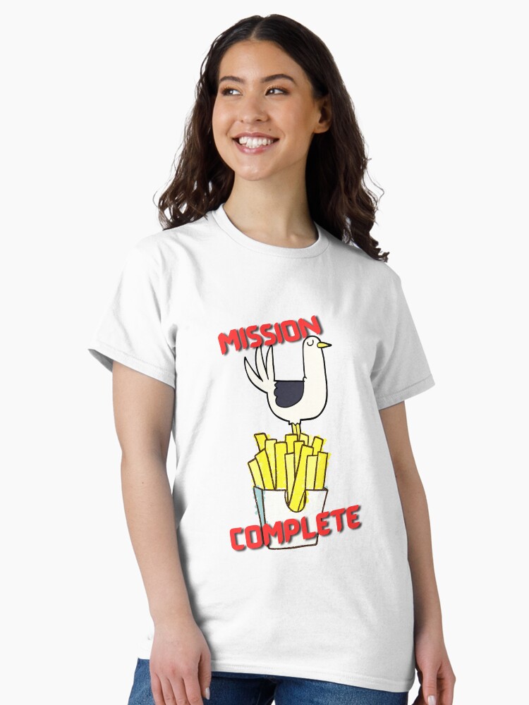 Thumbnail 2 of 7, Classic T-Shirt, Mission complete designed and sold by SeagullEatChip.