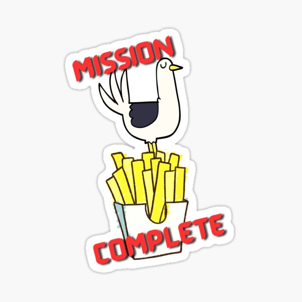 Mission complete Sticker