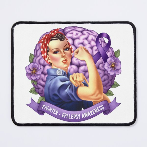 Item preview, Epilepsy Awareness Purple Ribbons designed and sold by HaydenMillepied.
