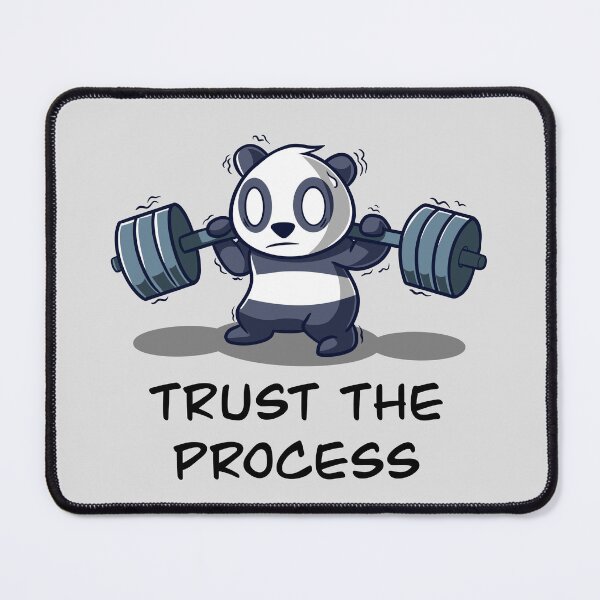 Item preview, Pandas Trust The Process designed and sold by RedPandaTee.