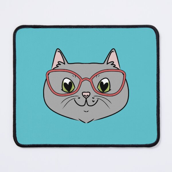 Item preview, Cat with Glasses designed and sold by HugSomeNettles.
