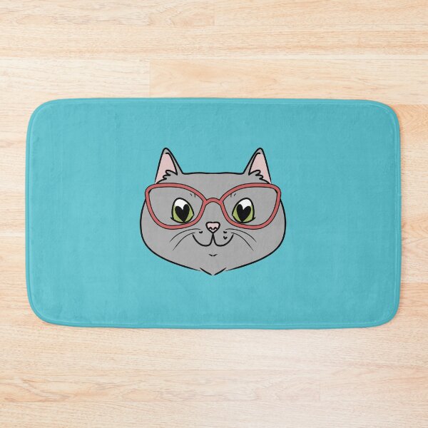Item preview, Cat with Glasses designed and sold by HugSomeNettles.