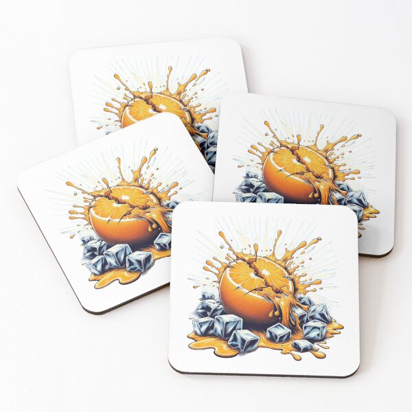 Item preview, Orange Crush - cracked orange bursting with juice. designed and sold by SplashPixel.
