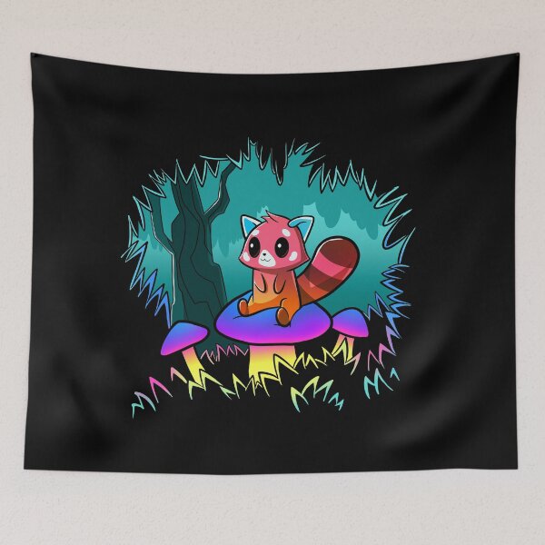 Item preview, Red Panda In a Magical Forest designed and sold by RedPandaTee.