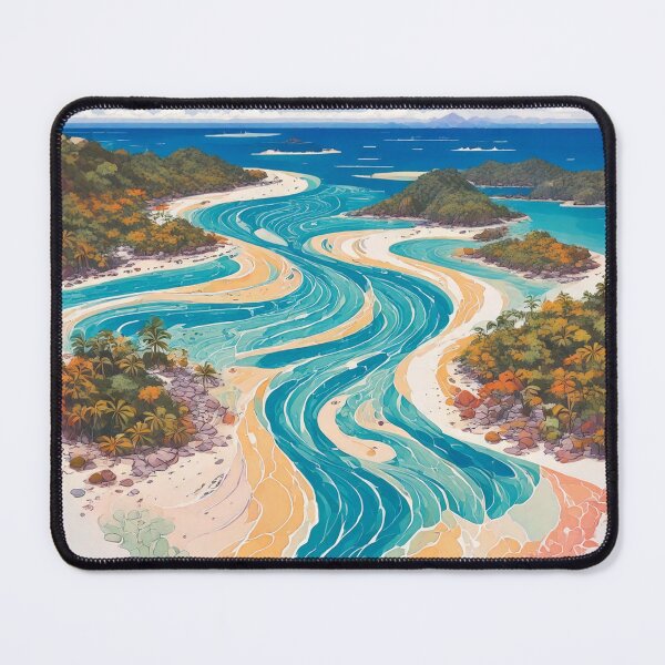 Item preview, Whitsunday Islands Australia wall art designed and sold by OttensPixels.