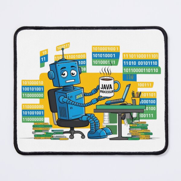 Item preview, Java Programming Robot – Geek Design for Developers designed and sold by StormArte.