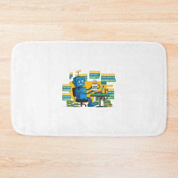 Item preview, Java Programming Robot – Geek Design for Developers designed and sold by StormArte.