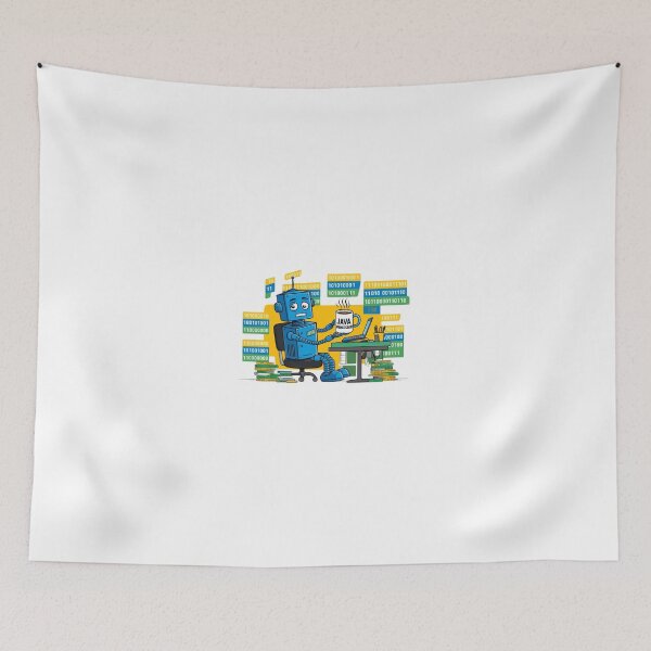 Item preview, Java Programming Robot – Geek Design for Developers designed and sold by StormArte.