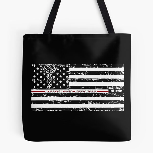 Item preview, Bless our first responders - Nurse designed and sold by evonbart Print on Demand.