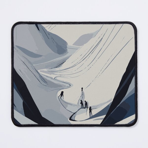 Item preview, Skiing Mountain- Frosty Turns designed and sold by After De Moment.