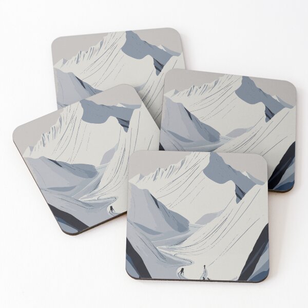 Item preview, Skiing Mountain- Frosty Turns designed and sold by After De Moment.