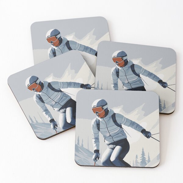Item preview, Skier- Slope Serenity designed and sold by After De Moment.