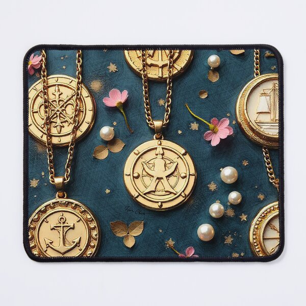 Item preview,  Nautical Pendants and Flowers designed and sold by Hen-C-Art.