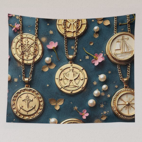Item preview,  Nautical Pendants and Flowers designed and sold by Hen-C-Art.