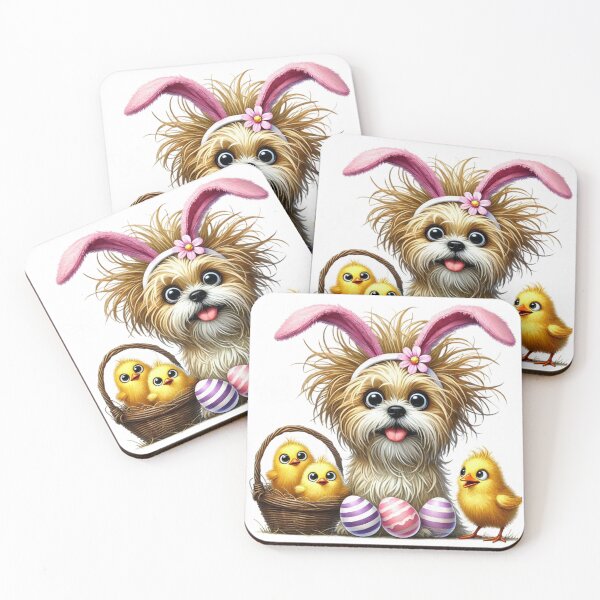 Item preview, Easter Funny Dog Sublimation Clipart designed and sold by Eiwaprints.
