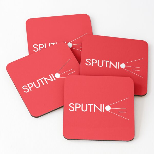 Item preview, Sputnik Baikonur 1957 Typographic Logo designed and sold by BGALAXY.