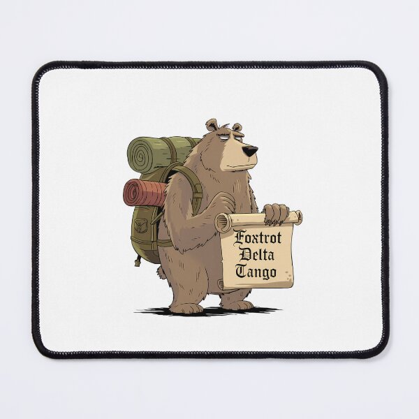Item preview, Hiker Bear – Military Code Foxtrot Delta Tango designed and sold by sabily.