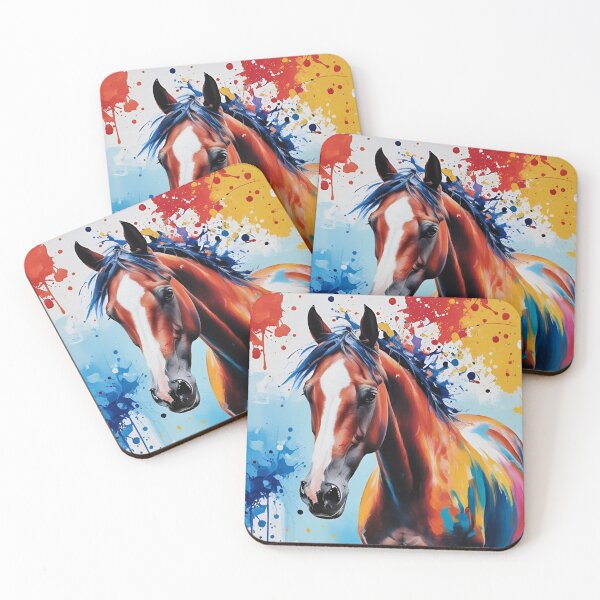 Item preview, Colourful horse designed and sold by Inkoverse32.