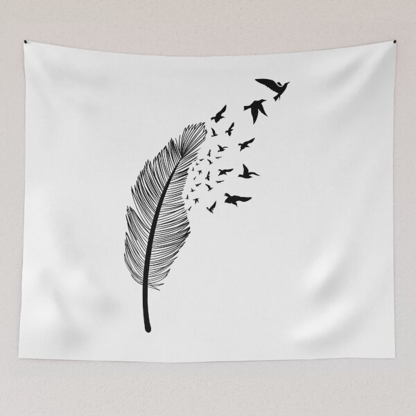 Item preview, Feather and bird designed and sold by PriebeDesign.