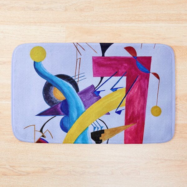 Item preview, Mechanical Harmony – Abstract Composition in Kandinsky Style designed and sold by Vision Illustrated.