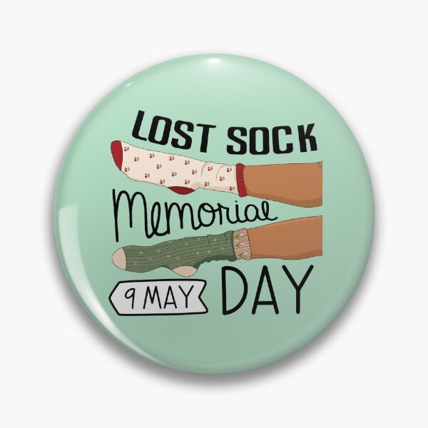 Item preview, 9 May Lost Sock Memorial Day - Wacky Holidays designed and sold by ChemicalXShop.
