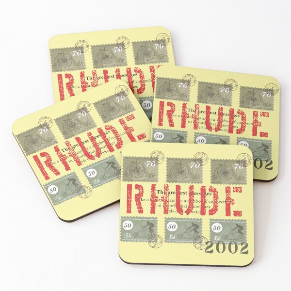 Item preview, Vintage Stamp Collage – Bicycle & Typography Art designed and sold by graphicnew.