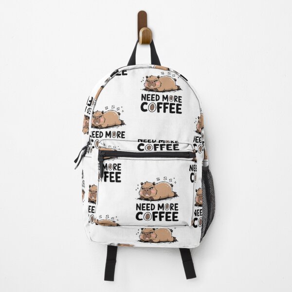 Item preview, Sleepy Capybara – Need More Coffee designed and sold by sabily.